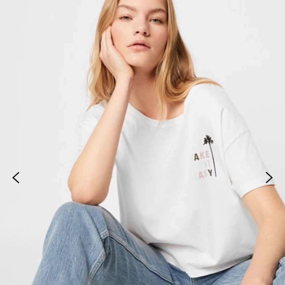 French Connection Cropped Tee